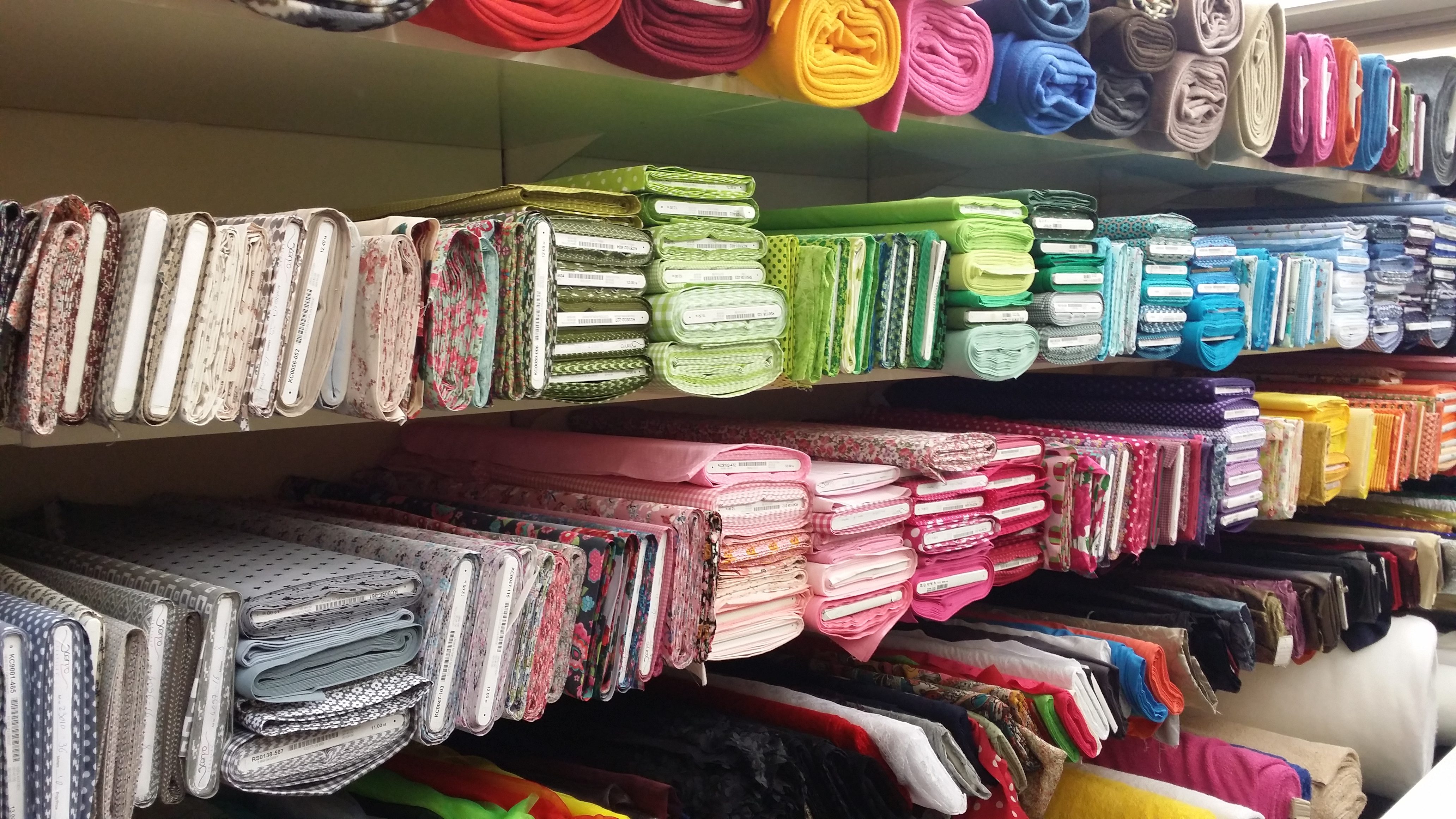 Stoffe in der Stoffkiste